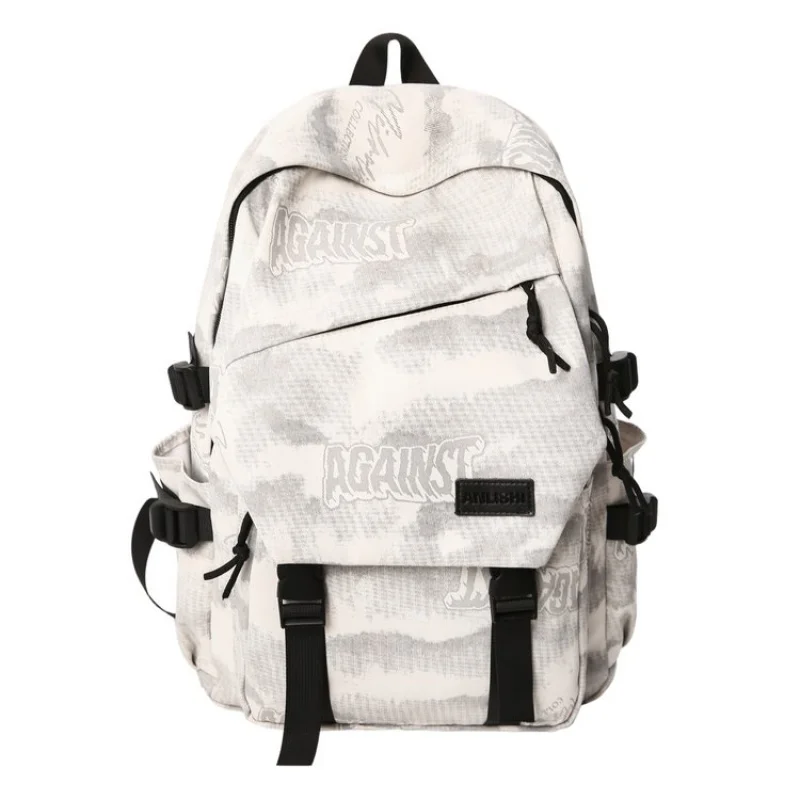 

Simple Backpacks Large Capacity Travel Bag Solid Harajuku Student Schoolbag Backpack Women Man Bag Unisex High Street