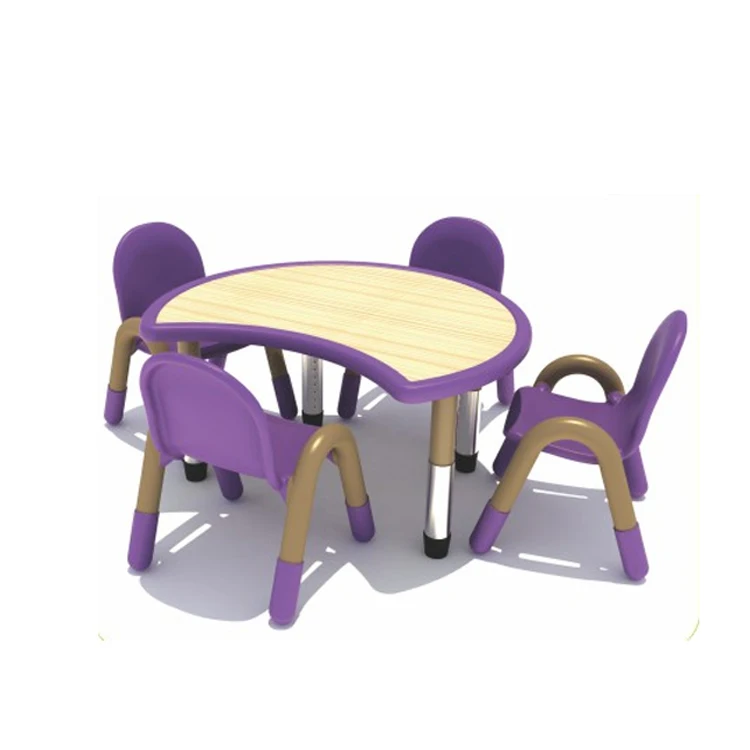 

Updated Home Plastic Children Furniture Kids Study Table and Chair Set