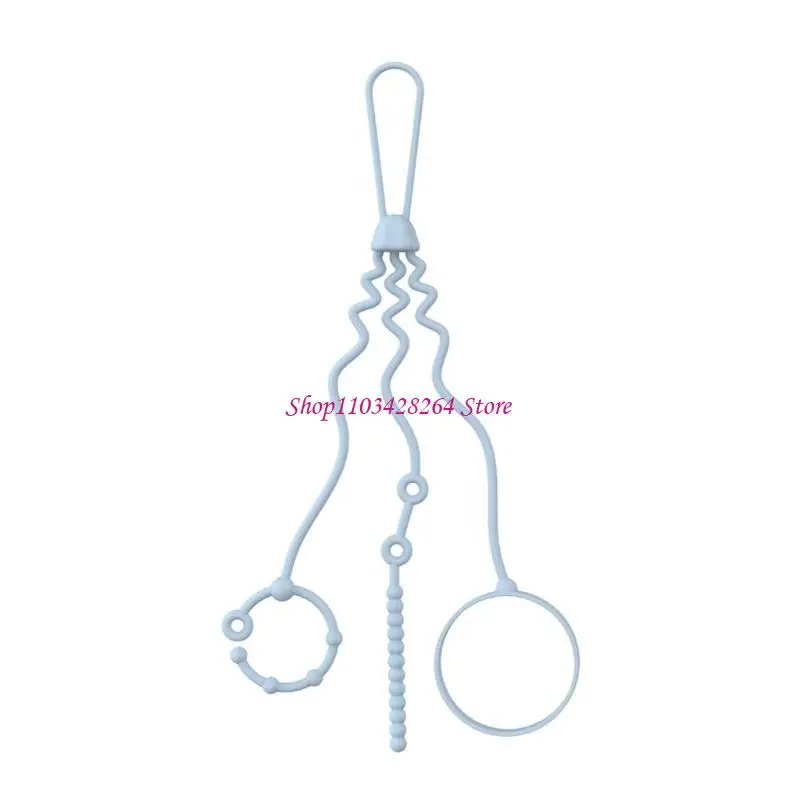 

Silicone Baby Teether Straps Adjustable Pacifier chain 28cm for Everyday Use
