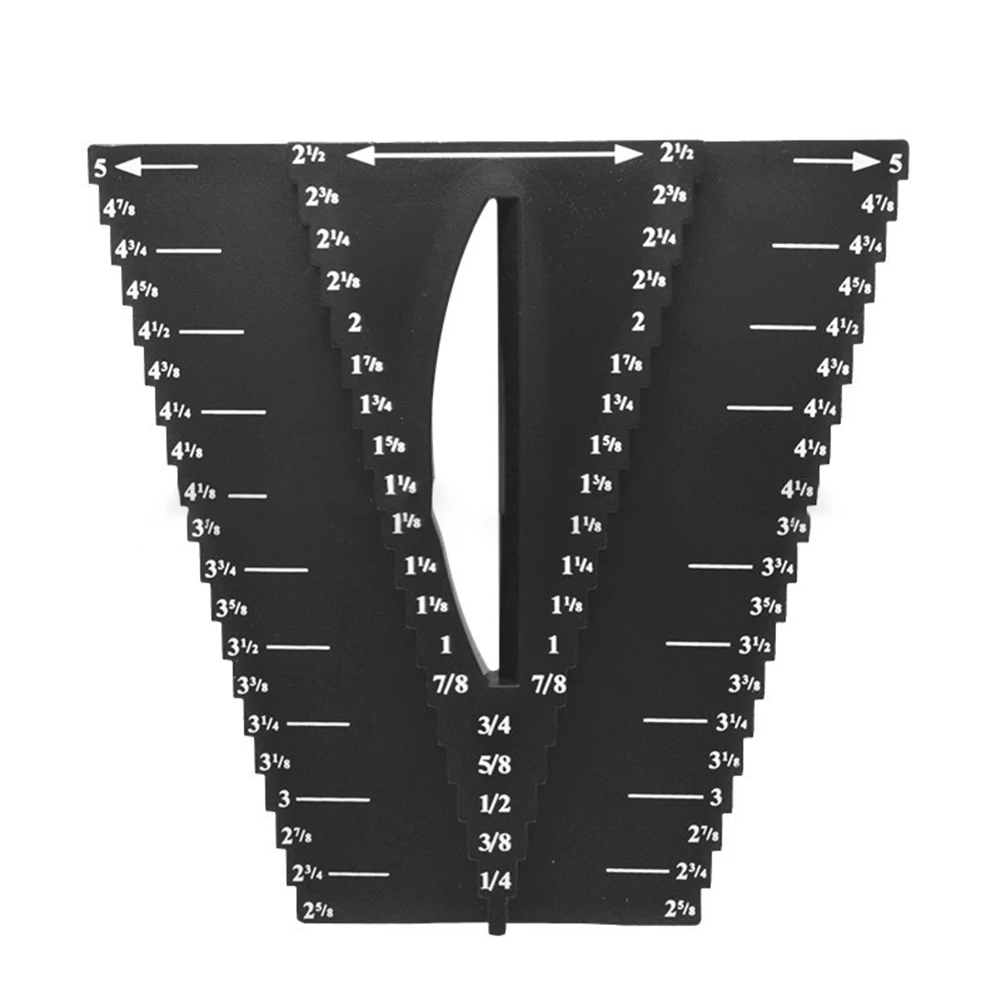 2 in 1 Scribing Ruler Tool for Woodworkers with Caliper Function and Center Finder for Reliable Layout Performance