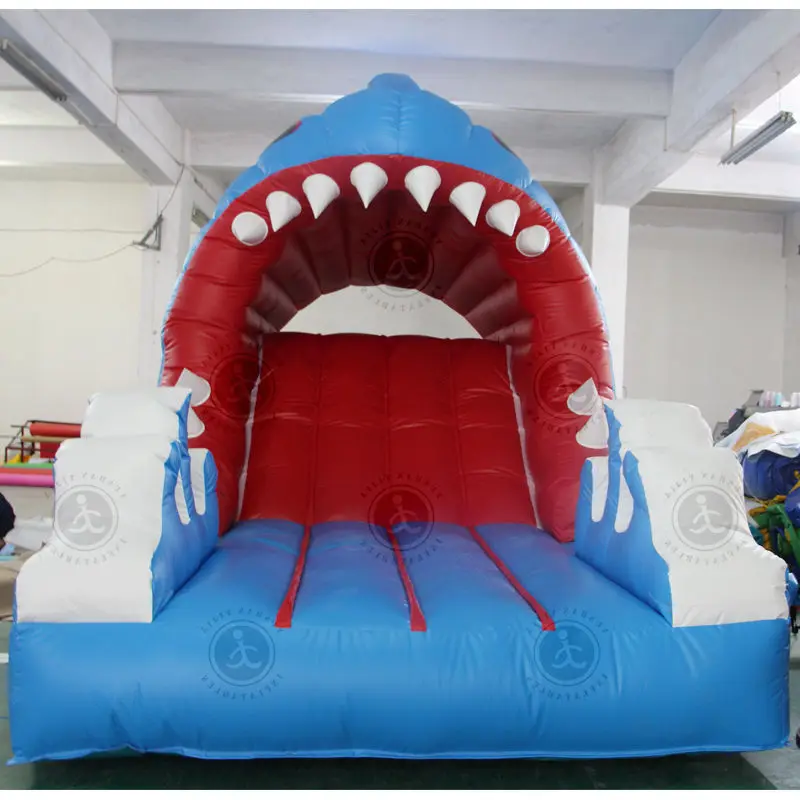 Customizable high-quality shark inflatable large slide castle, outdoor slide children's inflatable castle