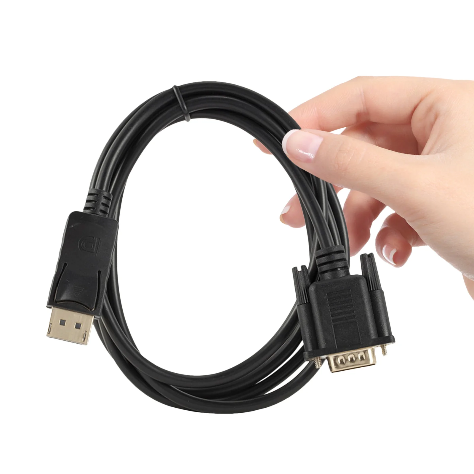 

To Vga Cable Displayport To Vga Adapter High Speed Cord For Monitor Projector Computer Laptop Portable Audio Video Device