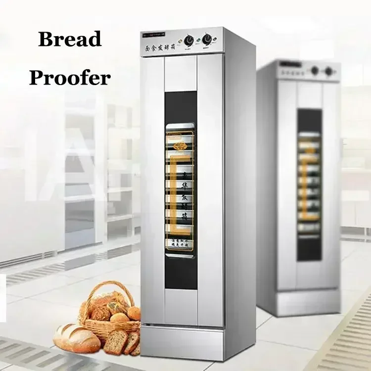 Bakery dough proofer 16 trays bread proofer single door fermentation fermenting equipment pastry oven dough proofer