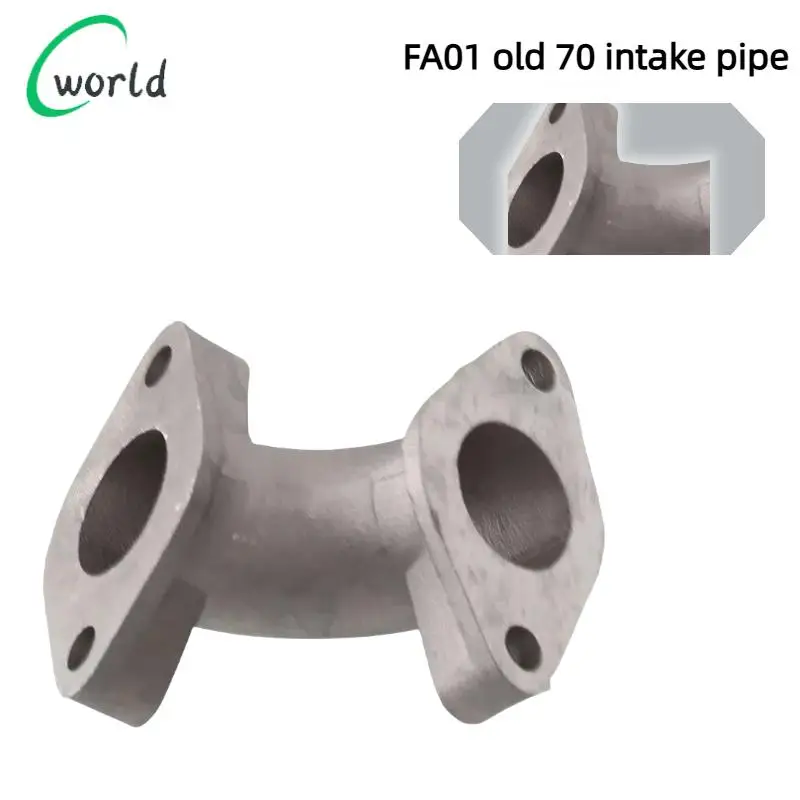Motorcycle Carburetor Manifold Intake Pipe Fit for 150cc 155cc 160cc Engines - Compatible with Dirt Pit Bicycle