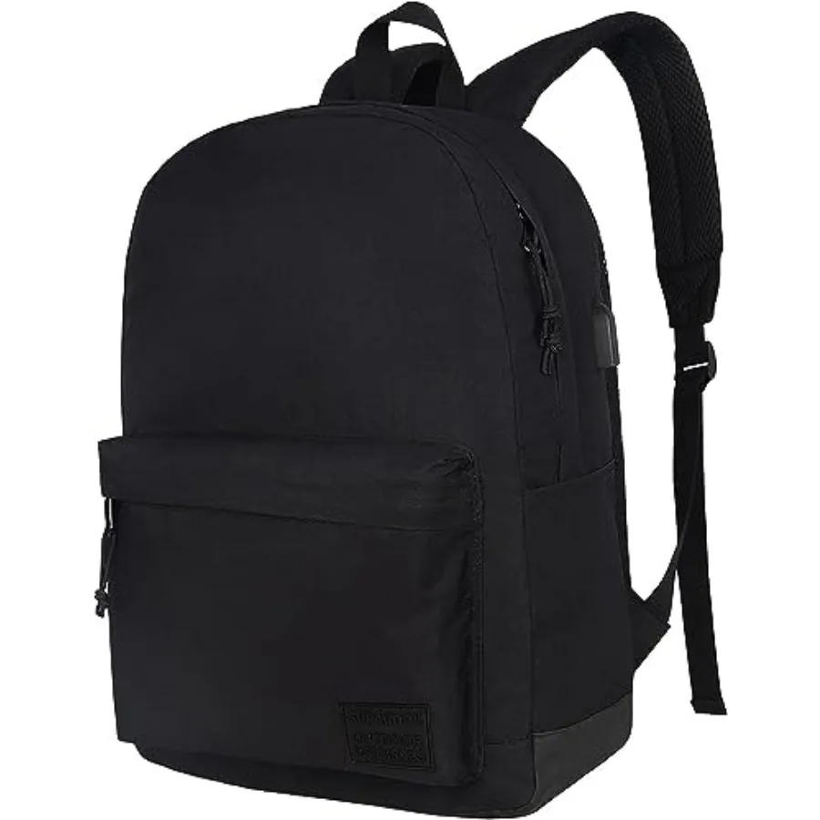 Casual Laptop Backpack for Men and Women, Work backpack, Black Backpacks, College School Backpack for Boys and Girls, Lightweig