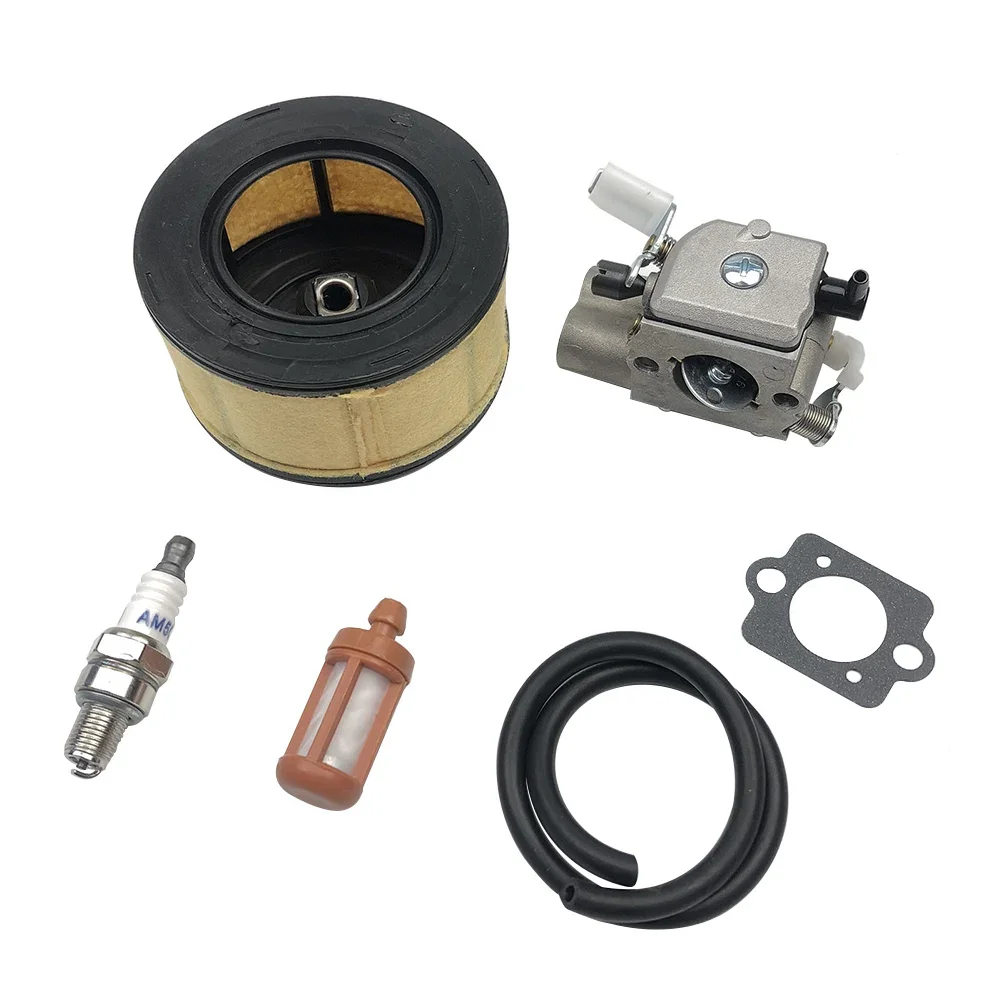 Carburetor Kit for Stihl MS251 M251C Zama C1Q-S233 Chainsaw Air Fuel Filter Line Carb Gasket Spark Plug