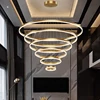 Anillo de luces led para decoración del hogar, lámparas colgantes modernas para sala de estar, comedor, iluminación interior 1
