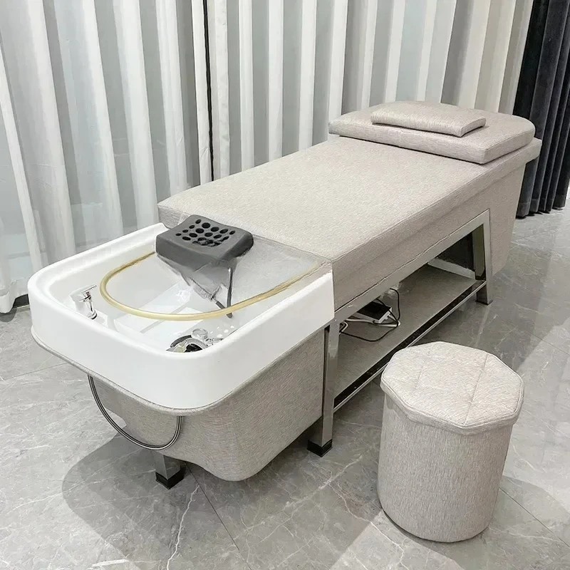 

Shower Head Shampoo Chair Hair Stylist Water Circulation Shampoo Bed Wash Hair Silla Peluqueria Furniture MQ50SC