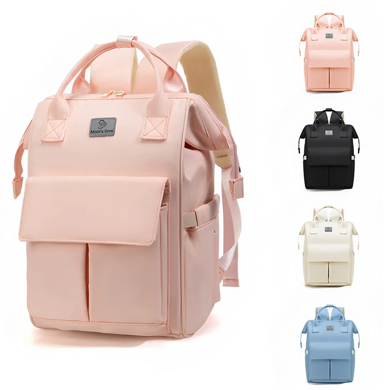 

Baby Nappy Bag Stroller Travel Maternity Backpack with 2pcs Stroller Hooks Mummy Bag Waterproof Outdoor Mommy Bag for Baby Stuff