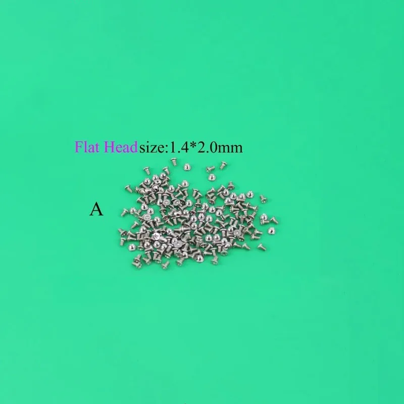 Cell Phone Screws M1.4 * 2 /1.4*2.5/1.4*3/1.4*3.5mm Micro Screws Repair Micro Miniblack Cross head Mobile notebook for Android