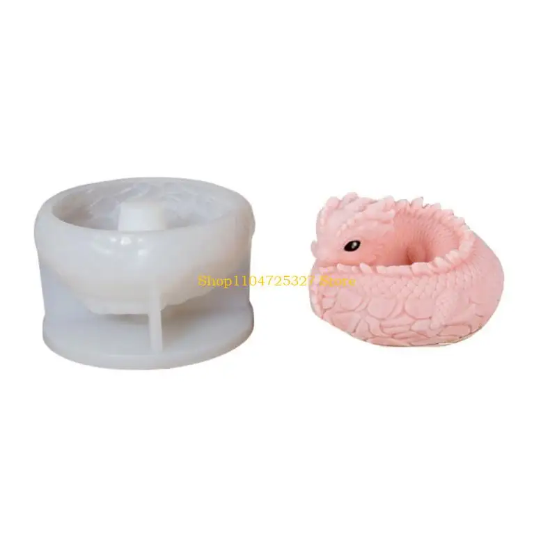 

D8KF Dragon Silicone Molds Mousses Cake Mold Baking Tool Easy to Cleans