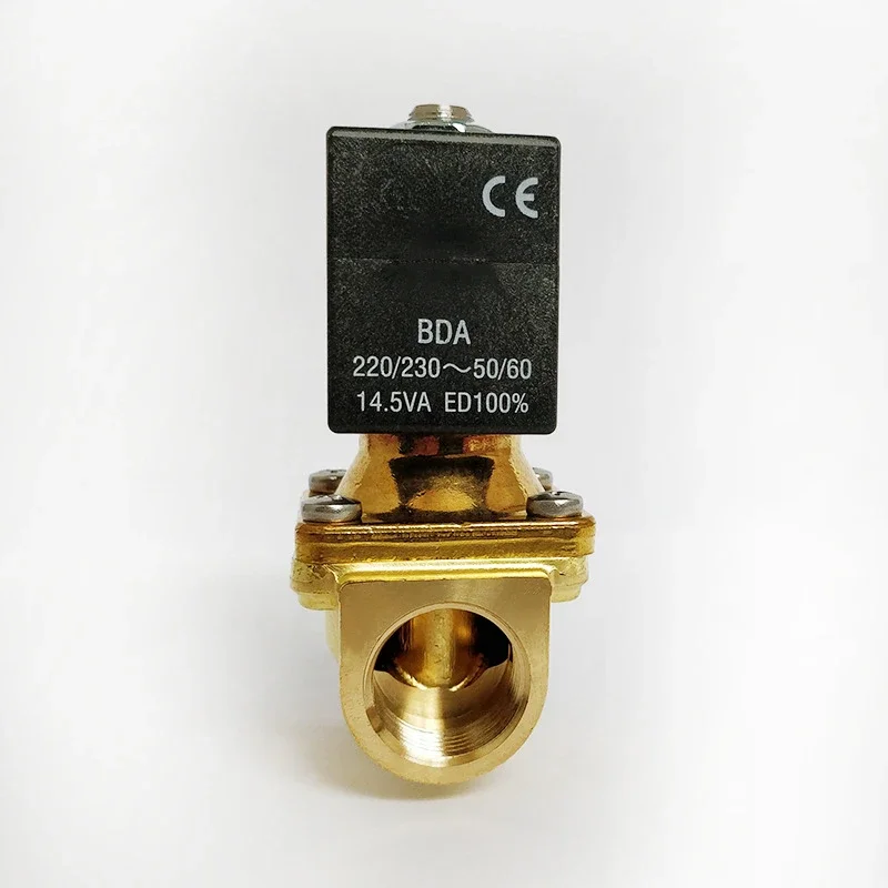 21H8KV120 brass solenoid valve, two-way pilot control industrial connection control valve