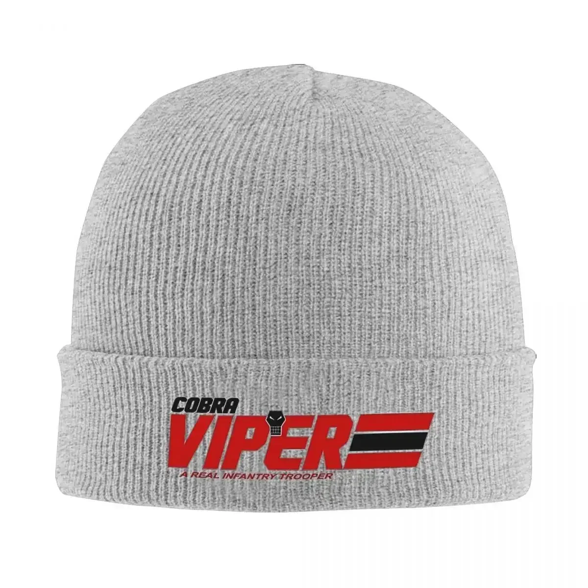 Gi Joe Enemy Cobra Viper Knitted Hat for Women Men Skullies Beanies Winter Hats Acrylic Casual Caps
