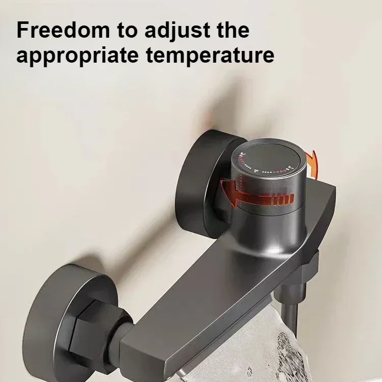 سخان المياه الساخنة والباردة صِمامُ تَغَيُّرِ التَّرَدُّدِ الحائط حوض الاستحمام الحنفيات الحمام دش مجموعة دش الحنفية دش الملحقات