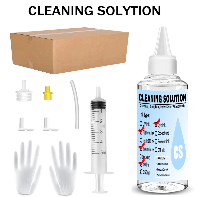 

Quality Printer Cleaning Fluid Print Head Cleaning Fluid for Canon HP All Printer