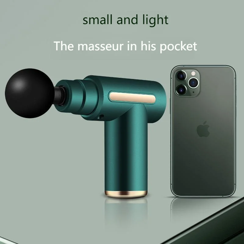 

Upgraded Portable Massage Gun - Deep Tissue Muscle Relief, USB Rechargeable Battery, Ideal For Back & Neck,Gift For Everyone