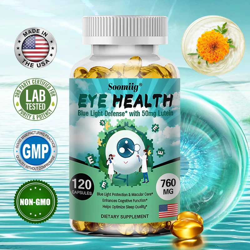 

Lutein Eye Health Supplement, Vegan with Vitamins Blue Light Protection for Adults, Improves Dry Eyes, Promotes Vision