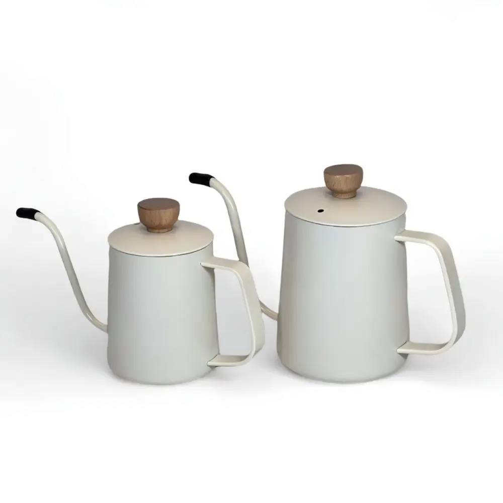 Stainless Steel Pour Over Coffee Kettle Gooseneck Drip Pot Long Narrow Spout For Home Barista Kitchen Brewing Teapot