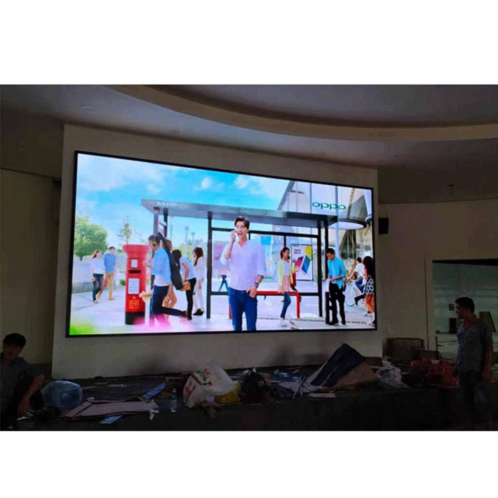 GOB P0.9375 Indoor Digital Advertising Information Screen 600x337.5mm High Color Accuracy Poster Display Shopping Mall Retail