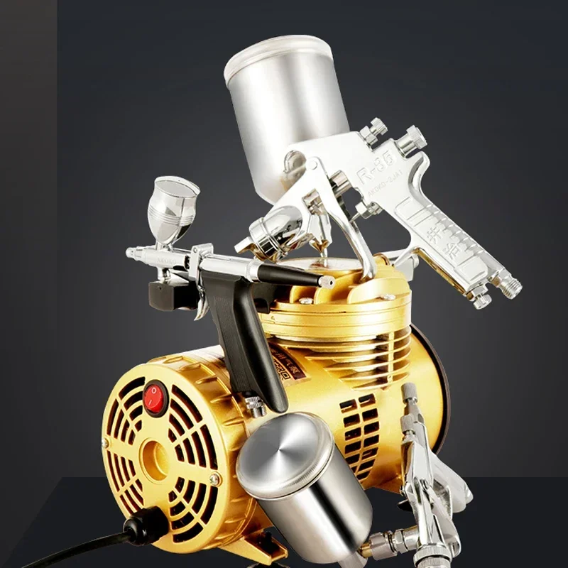 220v Electric Dessert Chocolate Spray Gun High Precision Gear Spray Gun Two Cylinder Dessert Mousse Sandblasting Machine