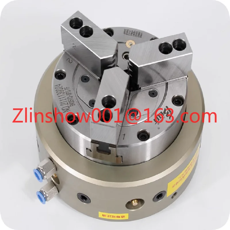 Three Jaw Pneumatic Chuck Through-hole Automated Lathe Fxture Chuck for CNC Lathe Machine