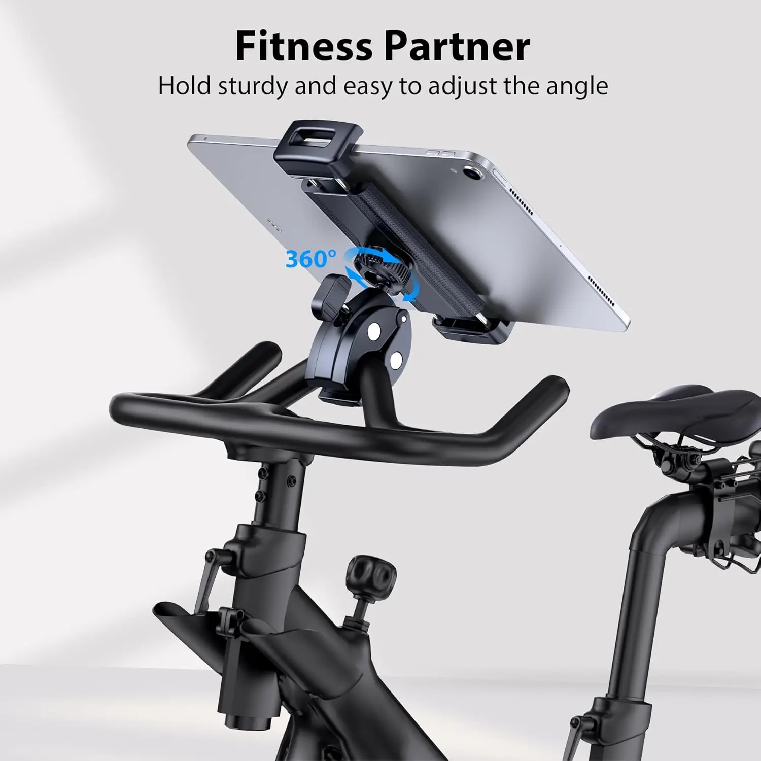 Motorcycle Handlebar Bike Mobile Phone Holder Bicycle Tablet Holder For Ipad Mini Ebook Kindle Running Machine GYM Mic Stand