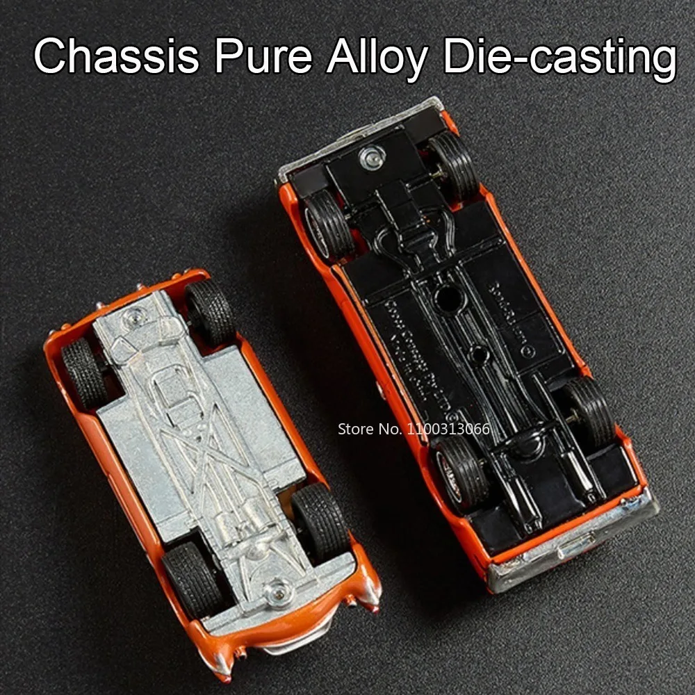 1:64 Series Car Models Toys Corvette T1 GT500 Firebird Alloy Diecast Exquisite Interior Miniature Vehicle for Child Adult Gifts