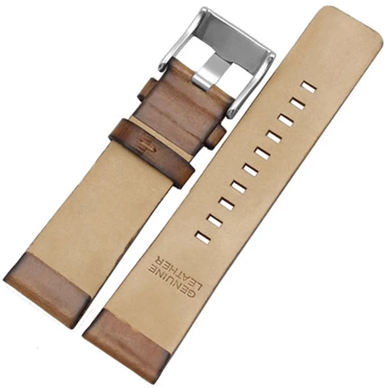 High Quality Authentic Leather Strap for Diesel DZ 1399 DZ4280 DZ4290 22mm 24mm 28mm Diesel Watch Strap Accessory