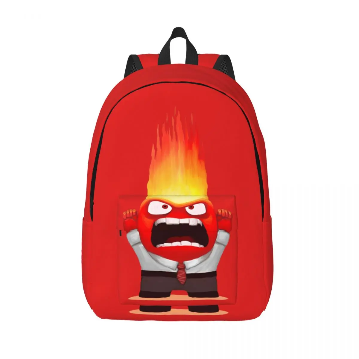 Anger Emotion Inside Out 2 Backpack Middle High College School Student Cartoon Film Bookbag Teens Daypack Hiking