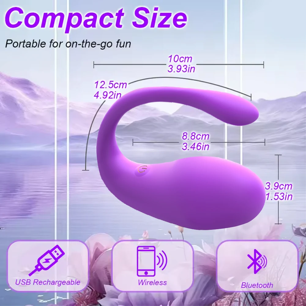 Wearable G-dot Love Egg Wireless Bluetooth Dildo Vibrator Egg APP for Female Control Clitoral Stimulator Adult Happy Massage Toy - Image 6