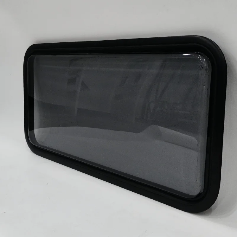 

500x300mm RV Fixed Window Round Corner Fixed Window with Double Layer Acrylic Glass for Camping Car Rv Accessories