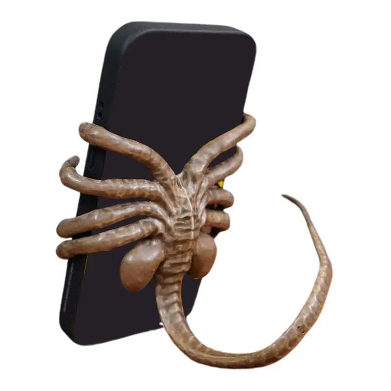 Halloween Scary Phone Holder Film Character Scary Creature Desk Phone Stand Game Fans and Collectors Halloween Phone Bracket