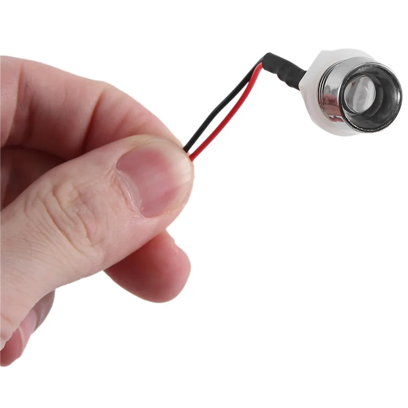 AS95-RC أضواء السيارة 3-9 فولت مجموعة ضوء المصباح رئيس ضوء ل 1/5 1/8 1/10 1/12 1/14 RC نموذج سيارة شاحنة LED ، 2 أجزاء أبيض 2 أحمر 8 مللي متر