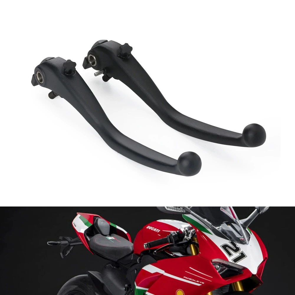 

Motorcycle Accessories Clutch Brake Lever Handle Adjustable Handlebar Motorcycle Brake Handles For DUCATI 1199 Panigale V4 V2