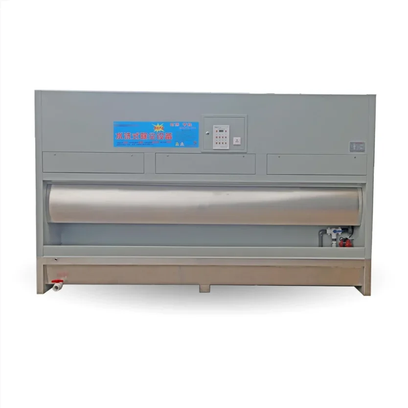 Grinding collector water curtain