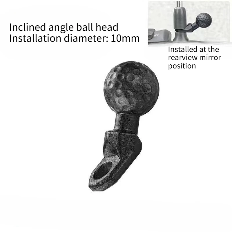 Mobile phone navigation stand U-shaped fixed base ballhead accessory for motorcycles, bicycles, round handlebars, universal use