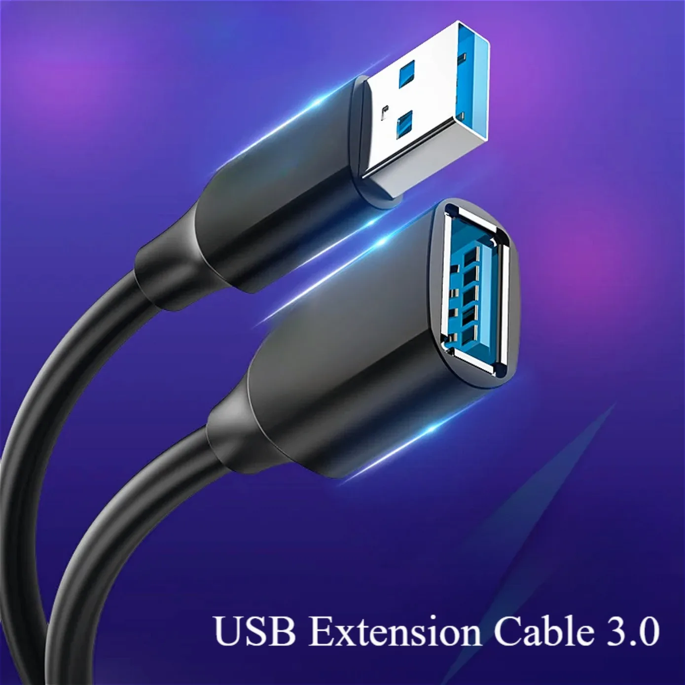 0.5/1/2/3/5 M USB Extension Cable 3.0 Data Cord For PC Smart Laptop TV SSD USB Male to Female Computer Camera Printer Connector