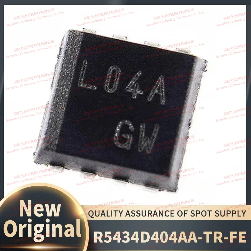 (10Pcs-100Pcs/Lot) 100% New Original R5434D404AA-TR-FE R5434D404AA L04A SON-8 Chipset