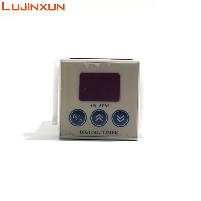 LUJINXUN AN-5PM-R Oven Delay Digital Display Time Relay 220V Time Controller Range Adjustable with Alarm Function