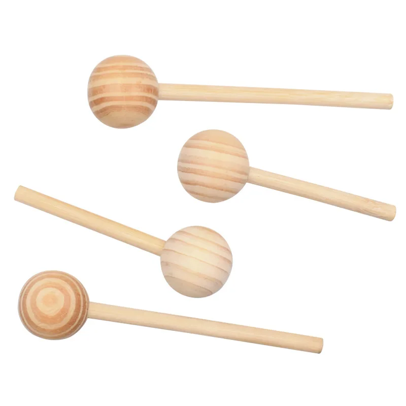 5pcs/lot Wood Ball Stick Wooden Bead Sticks Wood DIY Supplies Wedding Wood Rods for DIY Craft