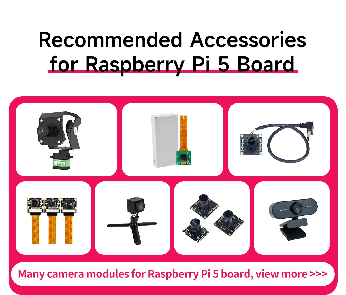 Original Raspberry Pi 5 1G 2G 4G 8G 16G RAM Entwicklungsboard KI Großes Sprachmodell-Kit Gehäuse Lüfter Netzteil Zubehör – Detail 26
