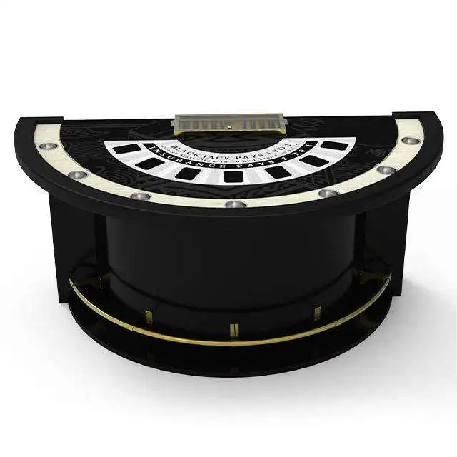 20-Inch Roulette Table Fireproof Leather Casino Table Set Roulette Game