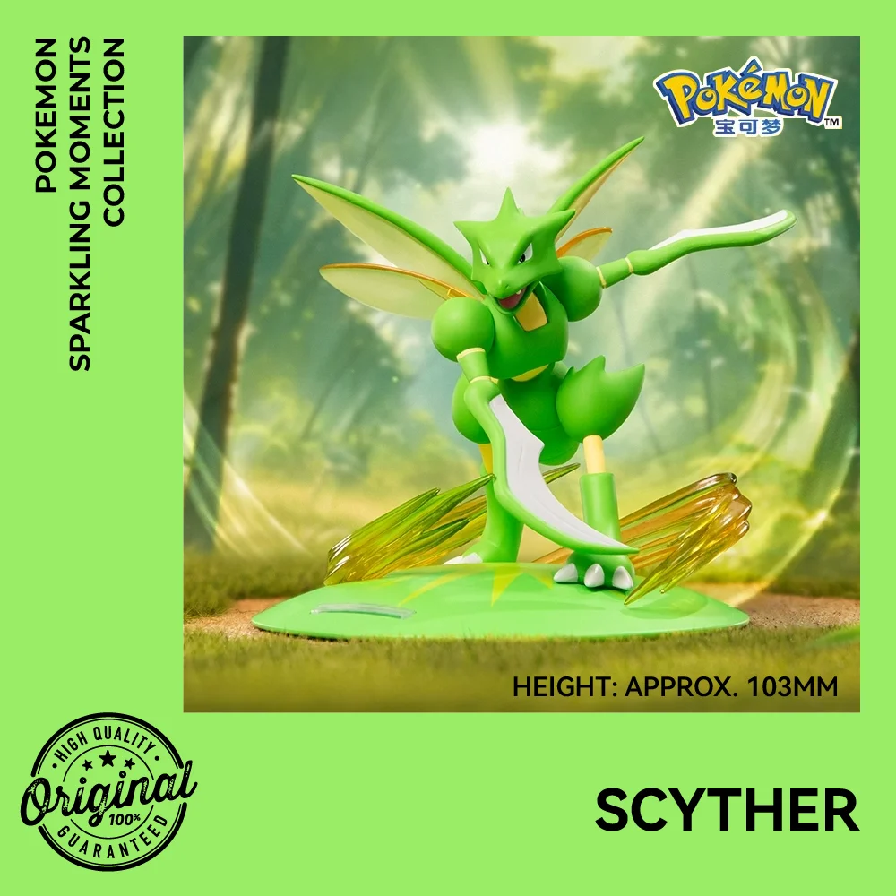 オリジナルポケモン Scyther Scizor Gengar Espeon Sylveon Glaceon Leafeon Vaporeon Umbreon Bulbasaur モデルアニメフィギュア装飾玩具