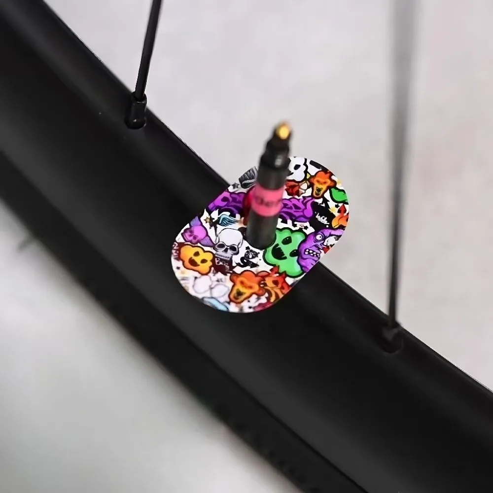 

Bike Graffiti Style Valve Stickers - 3-Pack bitike Decals, Presta Valve for MTB & Road Bike