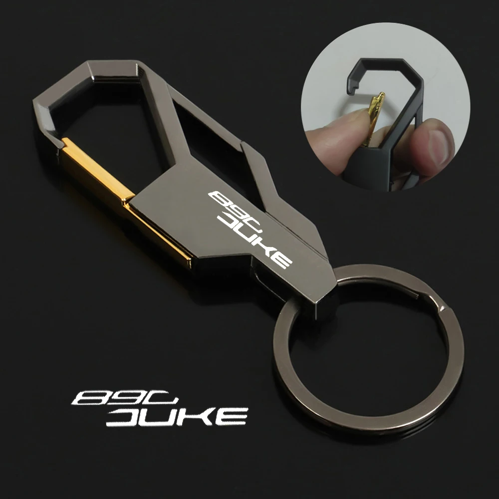 

For KTM DUKE 890 R 890R 890 DUKE R 890DUKE DUKE890 2020 2021 2022 2023 Motorcycle Accessories Keychain Metal Keyring Custom LOGO