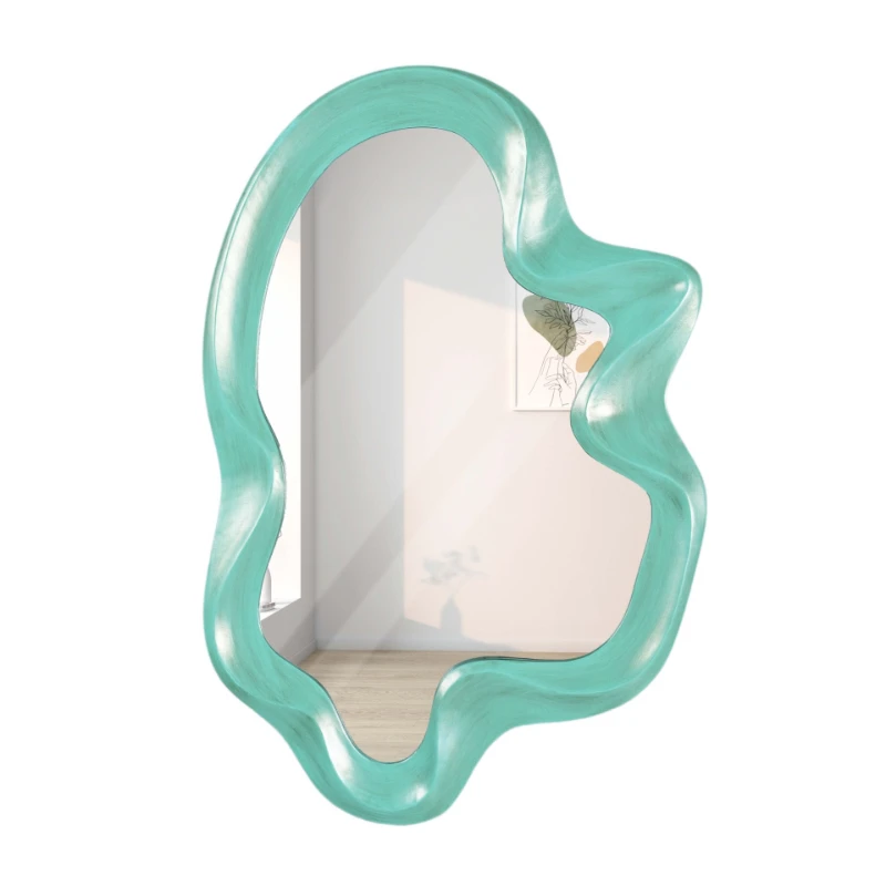 

wall-mounted full-body mirror Nordic ins style makeup home bedroom Internet celebrity dressing mirror