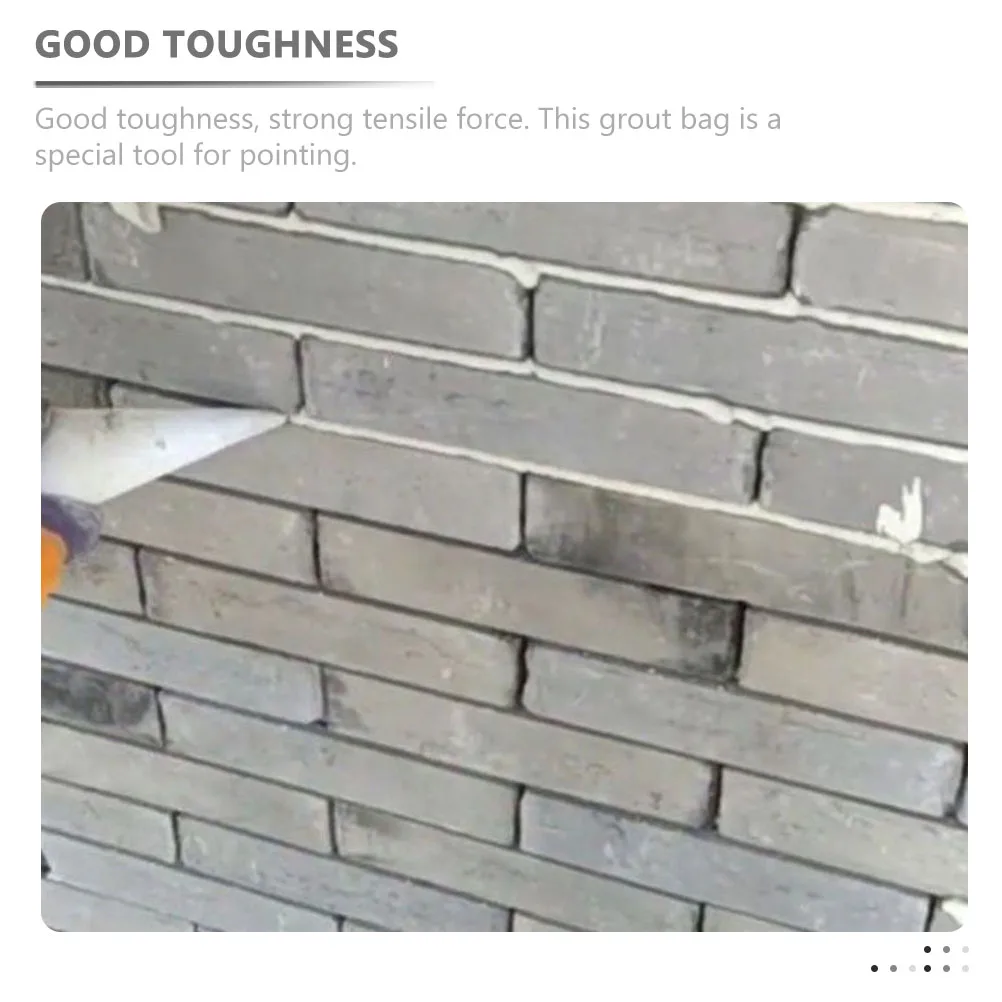 

100pcs Grout Bag Cement Caulk Tile Bags for Brick Joints White Filler Applicator Fine Tip Masonry Tools Toughness