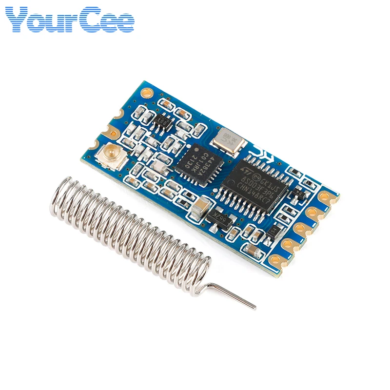 5pcs/1pc HC-12 SI4463 433Mhz Wifi Wireless Serial Port Module HC12 1KM 1000m 433MHz Receiving and Transmitting Board PCB