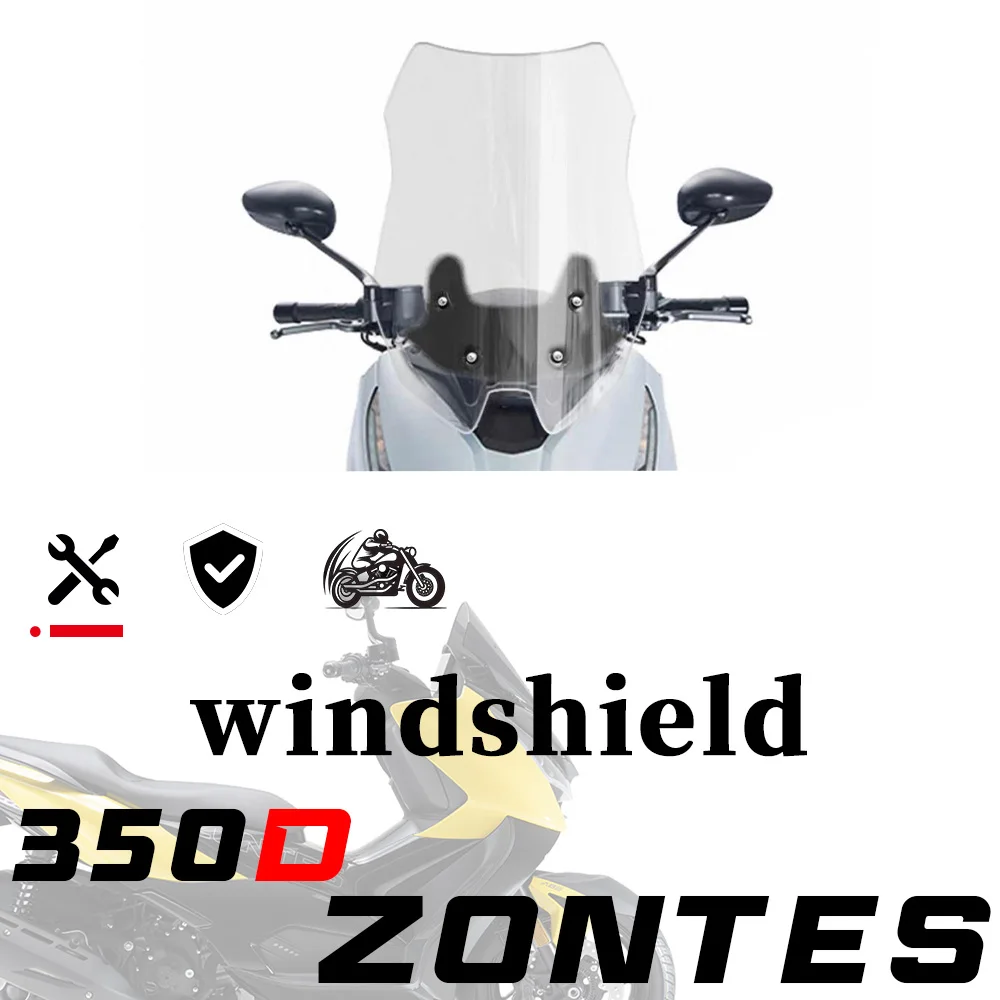 

Лобовое стекло ZONTES 350D Расширенное лобовое стекло Расширенное переднее лобовое стекло Защита груди Защита от дождя D350