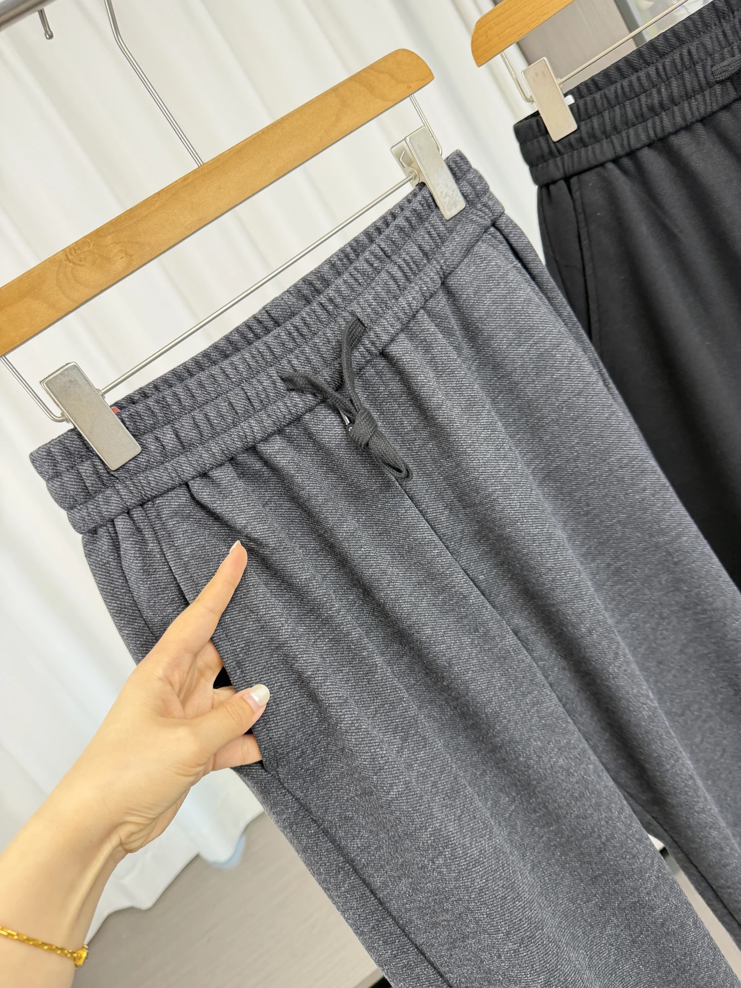 Men's Casual Pants Wool Lyocell Blended Breathable Comfortable Business Commuting Autumn Straight Leg Pants